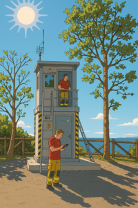 Παράδοση νέου πυροφυλακίου Kibo στο Στρατώνι Χαλκιδικής από τον Δήμο Αρναίας